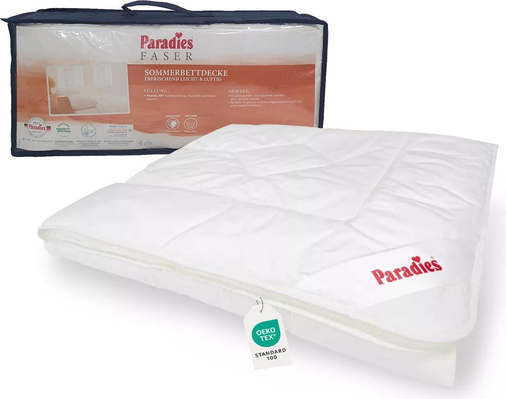 Paradies Halia-Fill Sommerbett Sommer Bettdecke Sommerdecke 155x220