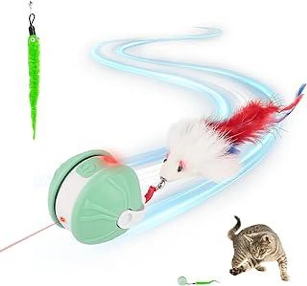 Palla Giocattolo per Gatti Automatica - Ricaricabile e Anti-Ostacolo