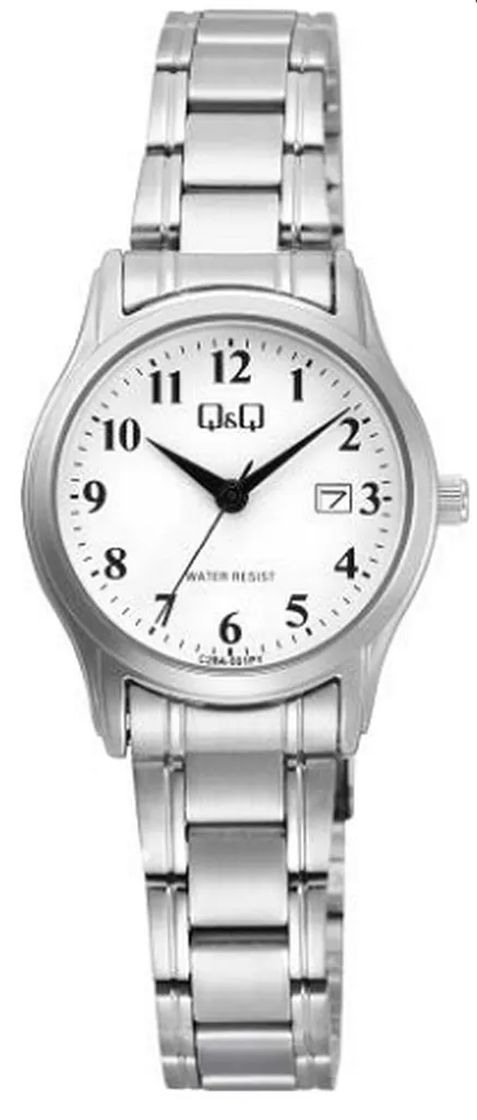 Montre analogique unisexe Q&Q C28A-001PY avec affichage chiffres arabes