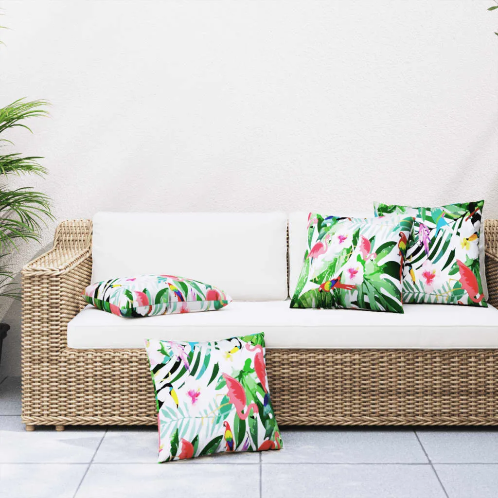 Set 4 Cuscini 60x60 Multicolore Living Store - Tessuto Alta Qualità