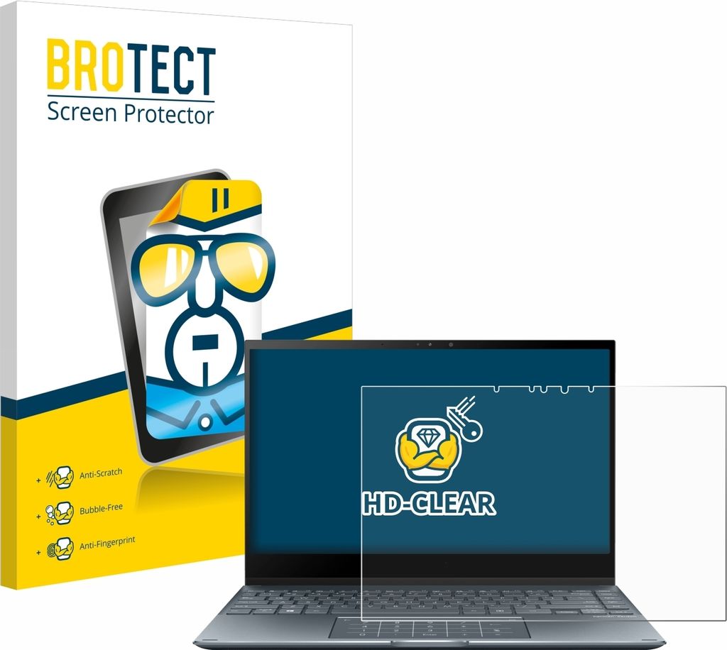 Für ASUS ZenBook Flip 13 UX363EA Schutzfolie BROTECT Displayschutz Display Schutz Folie Klar Transparent