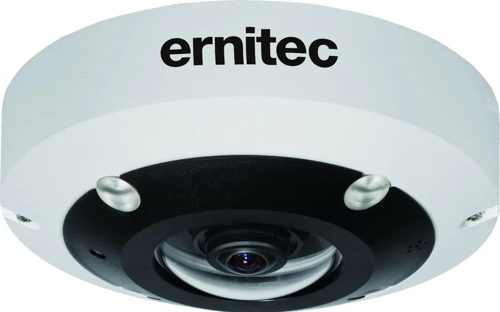 Caméra IP Fisheye Ernitec Saturn 12MP avec vision panoramique à 360°