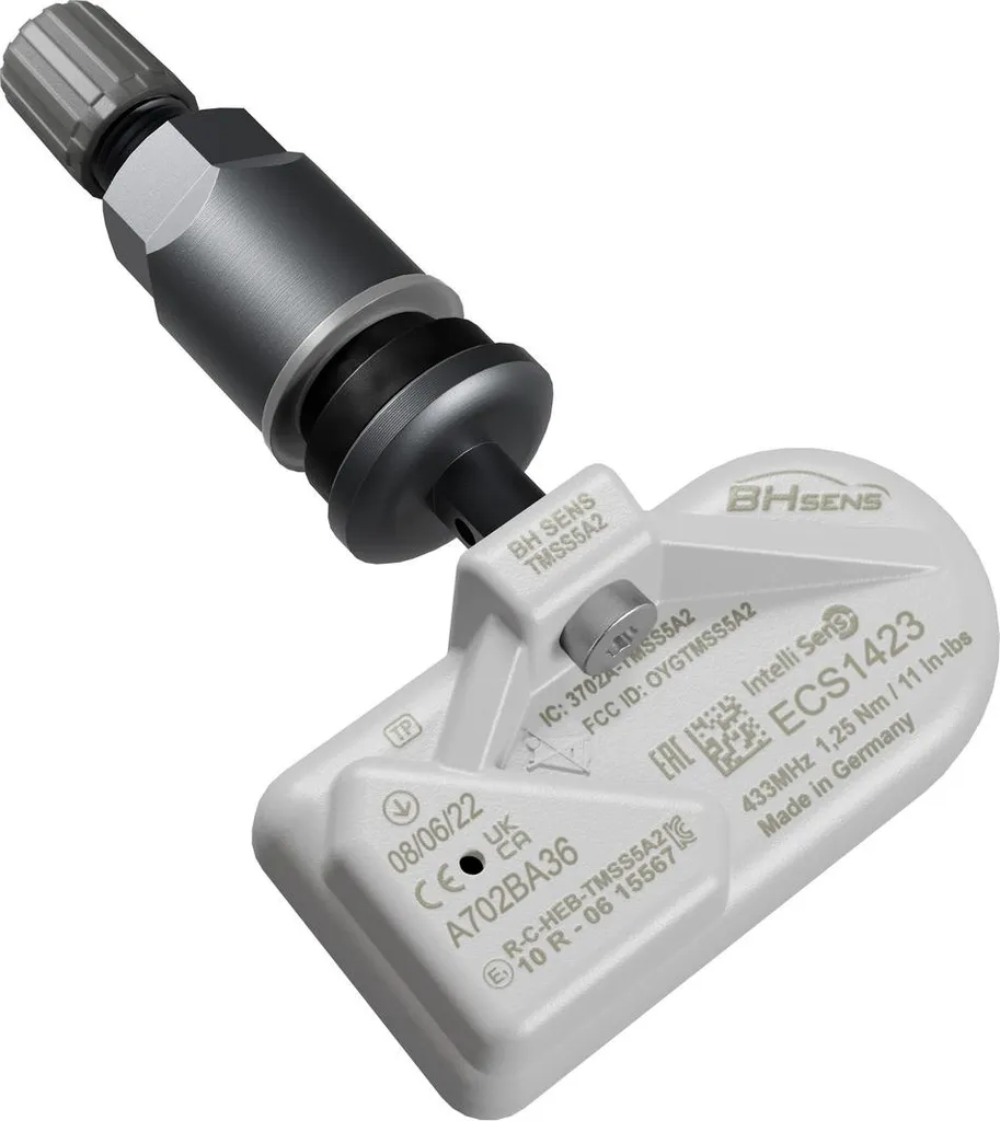 Capteur TPMS HUF ECS Universel 433 MHz avec Valve pour Pneumatiques P