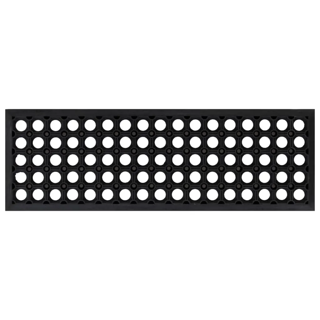 Marchettes d'escalier en caoutchouc 25x75 cm vidaXL lot de 10 unités