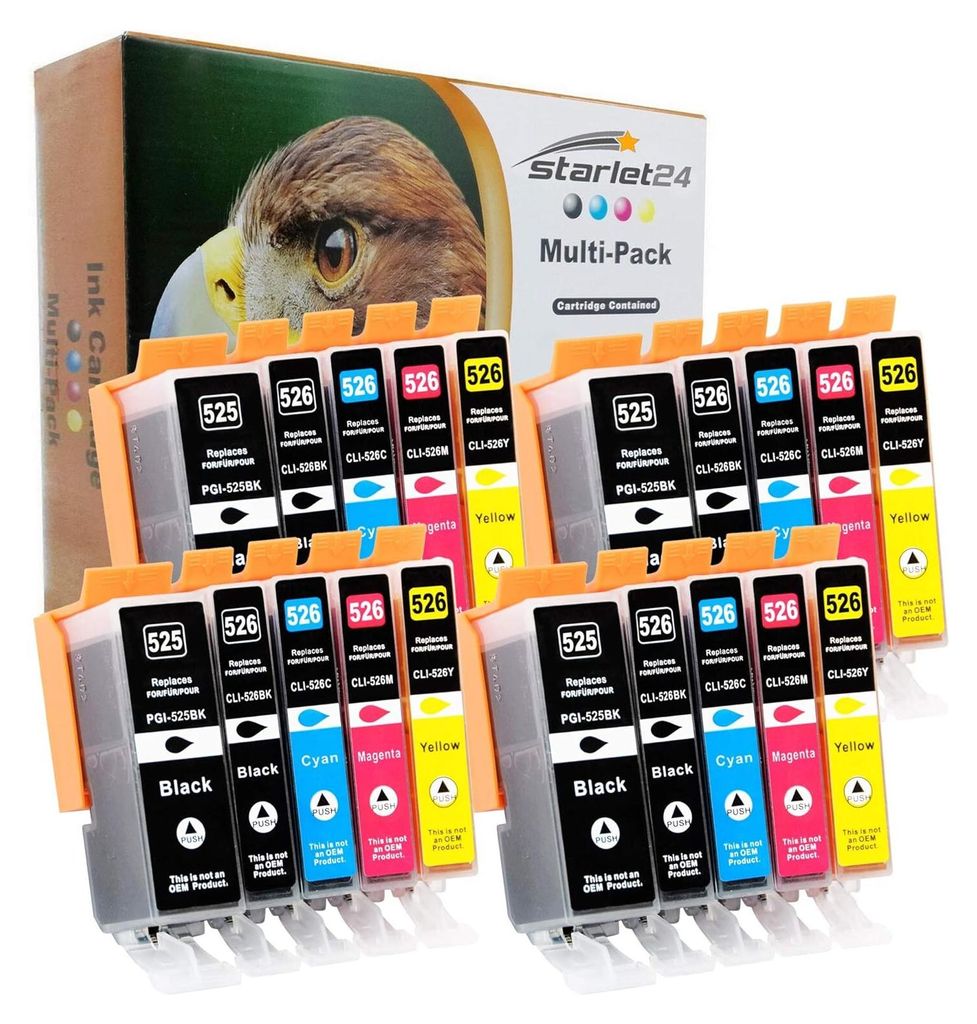 20er-Pack Kompatible Tintenpatronen für Canon PGI-525 Produktbild 