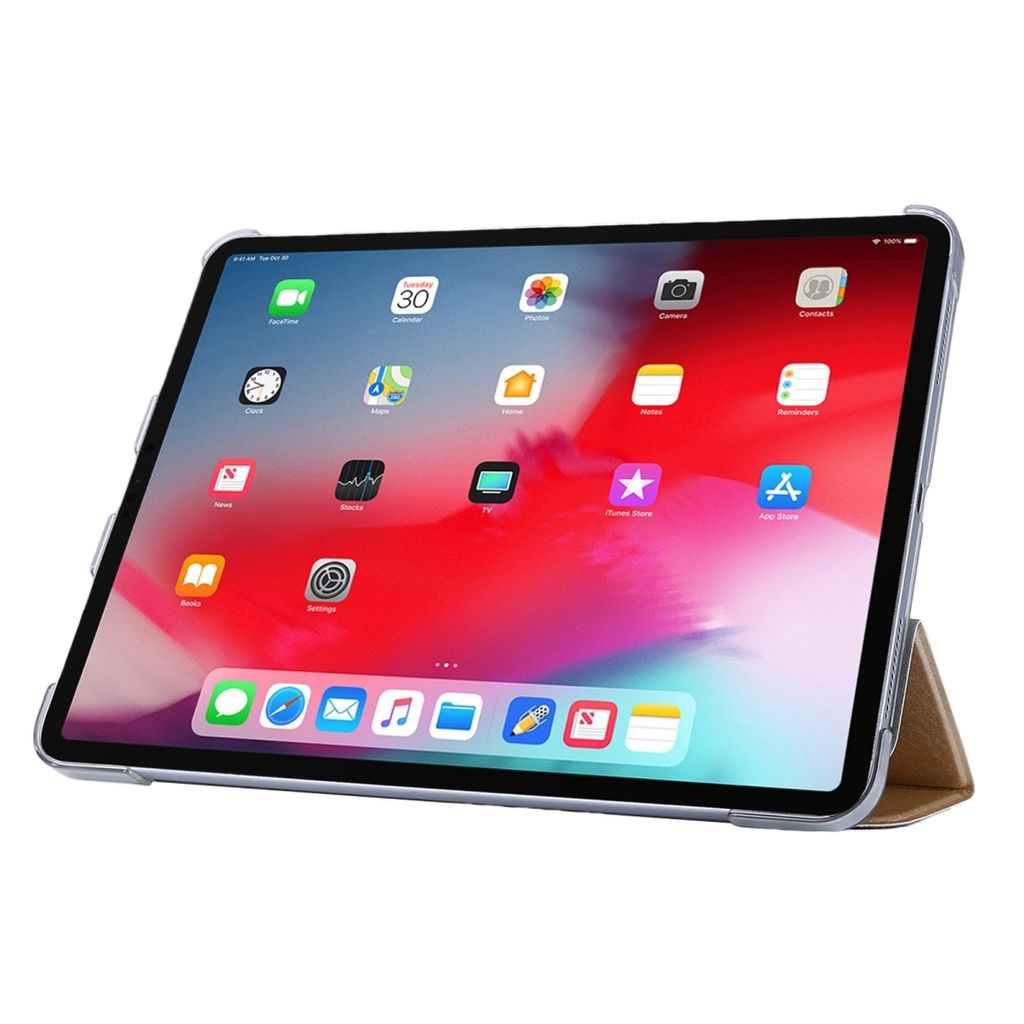 Für Apple iPad Air 13 2024 / Pro 12.9 2020 Wake UP Smart Cover Tablet Tasche Gold