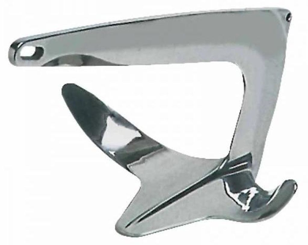 Trefoil-Anker AISI 316 7,5 kg Osculati 01.109.07 Produktbild 