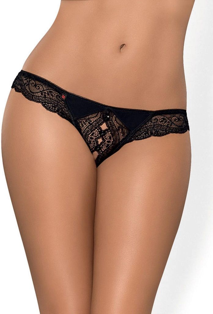 Dessous-Miamor offener Tanga L/XL