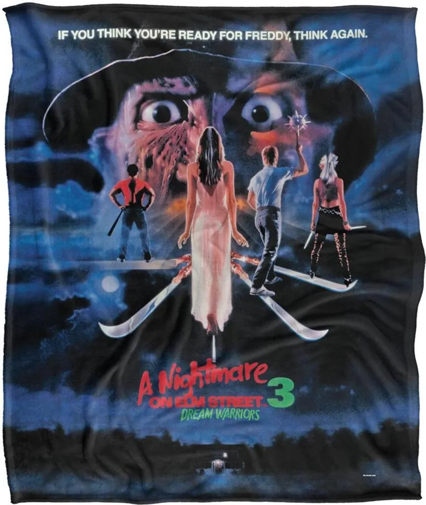 Couverture Anti-Froid Nightmare On Elm Street - Plaid Chaud et Doux