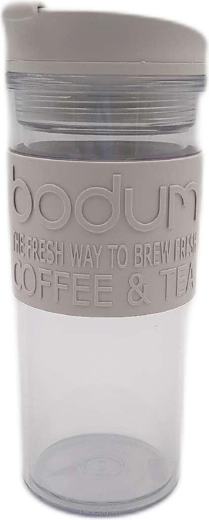 BODUM 11101-01S TRAVEL MUG Isothermischer Kunststoffbecher Deckel 1912 wand Poduktvariante