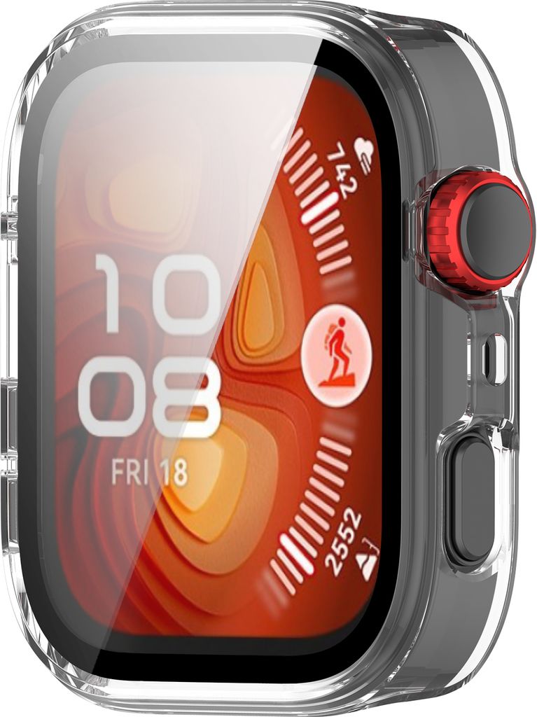 INF Huawei Watch Fit 4 Pro zu Apple Ultra 2 Umwandlungsgehäuse Transparent