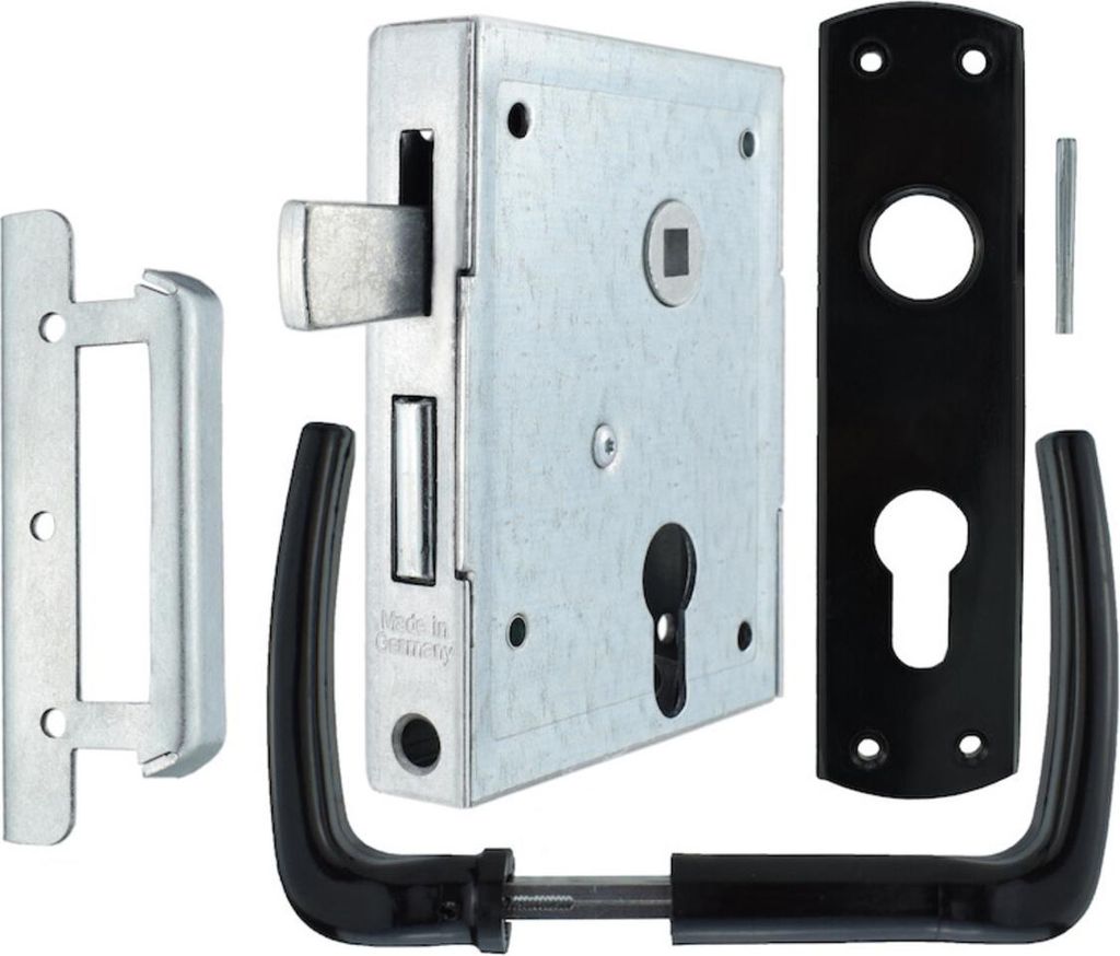Universal-Kastenschloss DIN L/R PZ hebende F 60mm BEVER Produktbild 