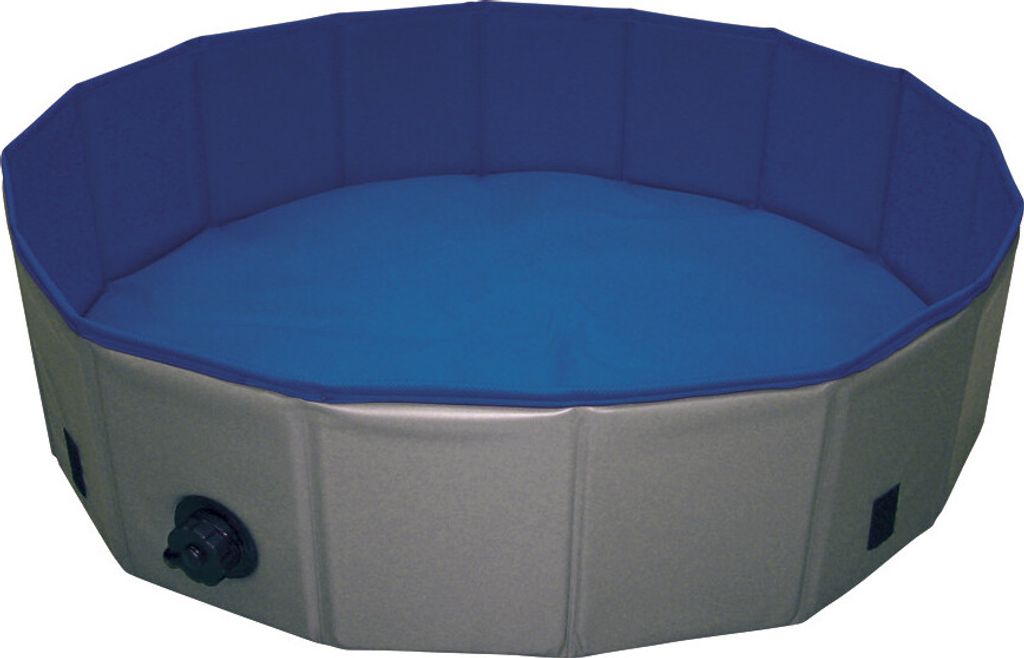 Nobby Hundepool "Cover" grau/blau; M: Ø 120 x 30 cm