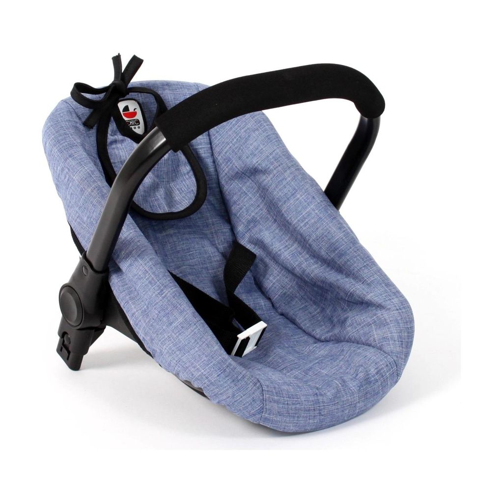 Bayer Chic - Puppen Autositz mit Adapter Jeans blue