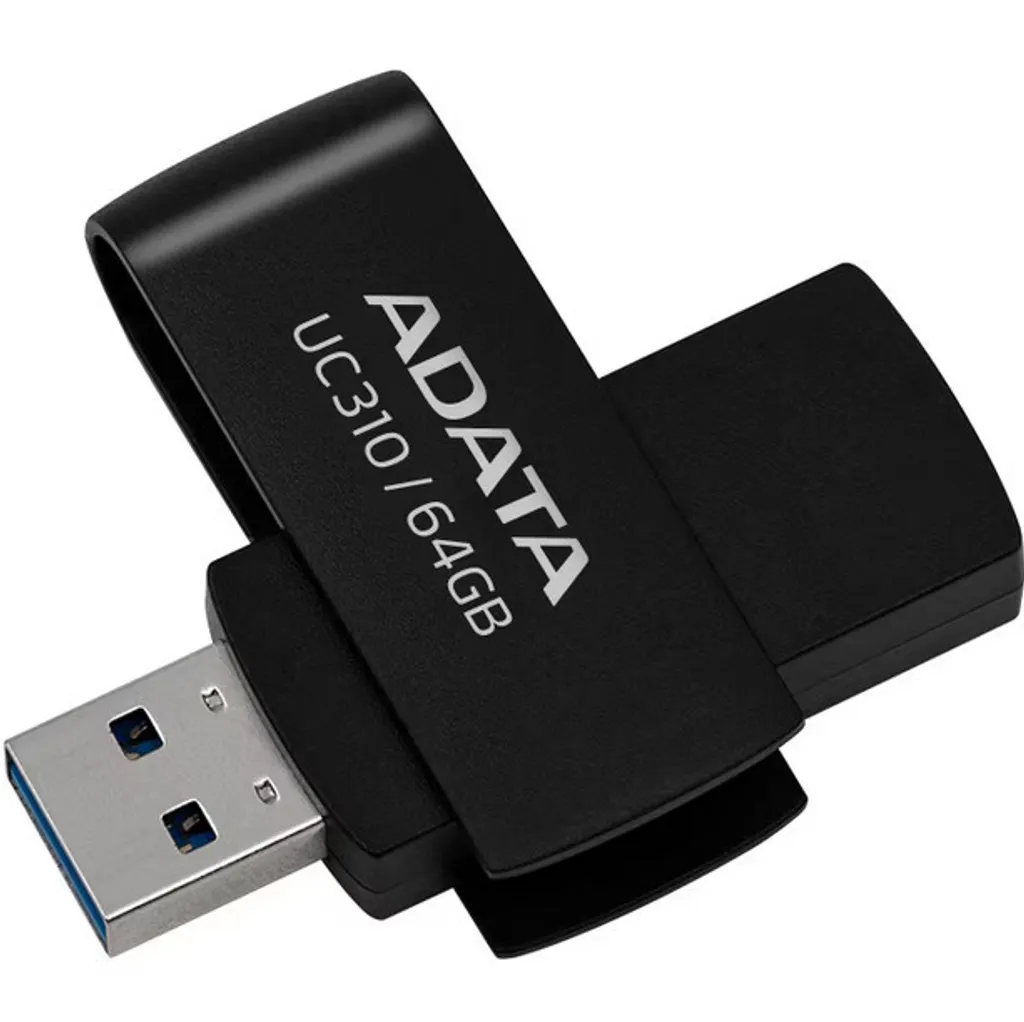 Adata ADATA UC310 Unità flash USB 64 GB USB Type-A 3.2 Gen 1 (3.1 Gen 1) Nero