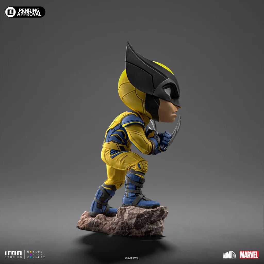 Figurine MiniCo Wolverine Jaune Deadpool Iron Studios 13cm Collectible - 5