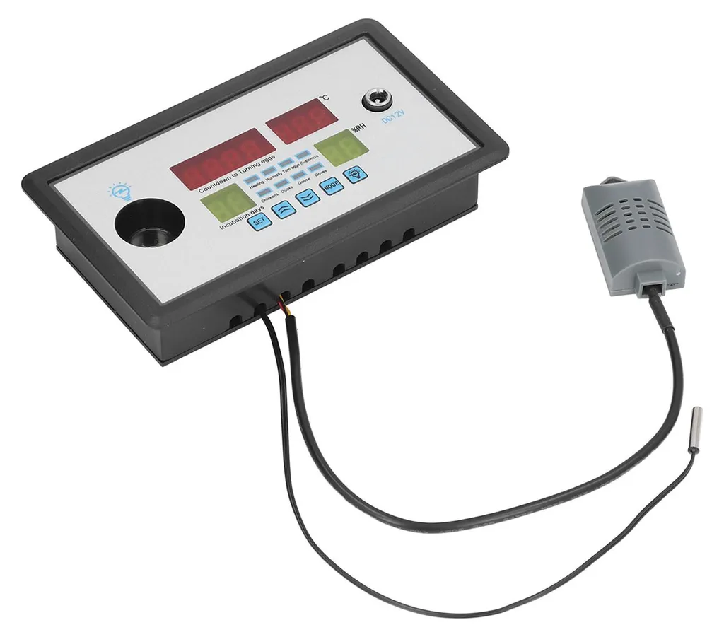 Thermostat couveuse intelligent 12V avec sonde de haute précision LCD