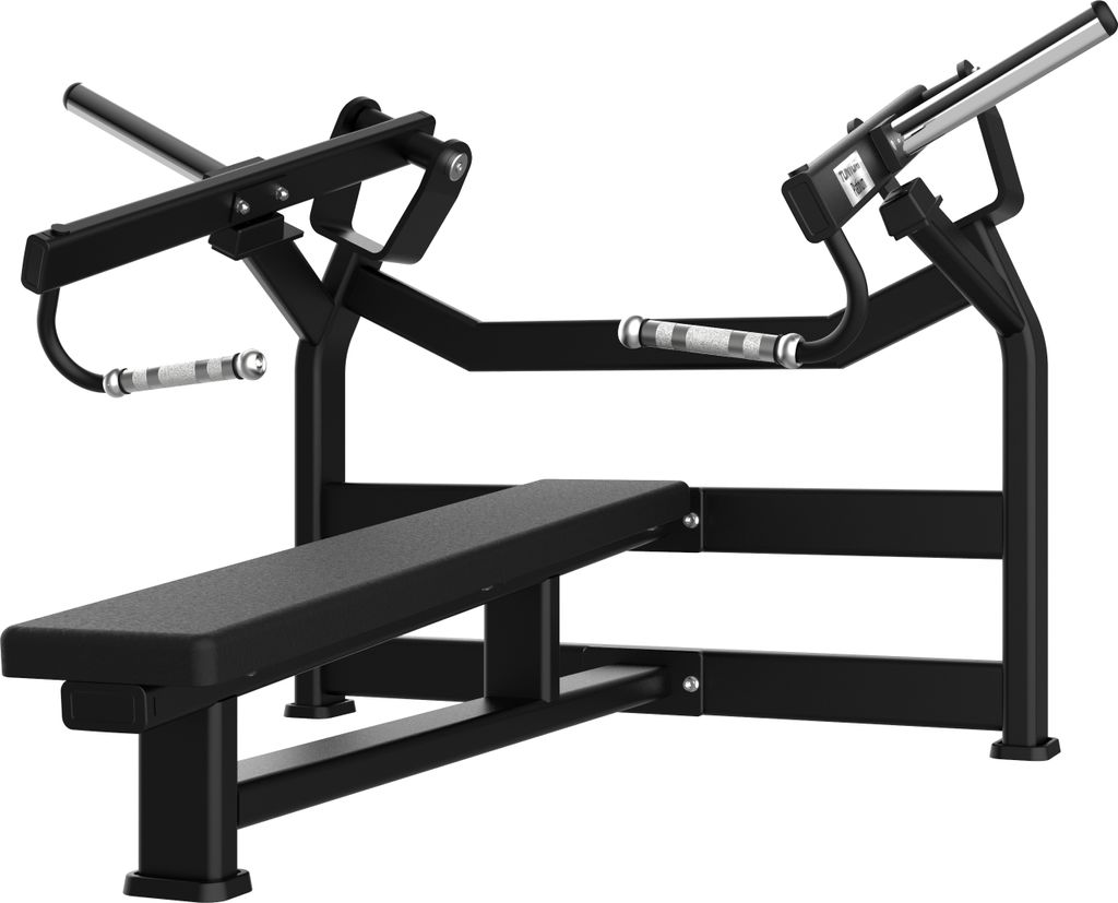 Tunturi Platinum – Horizontale Brustpresse – Plate Loaded – Fitnessgerät – Plate-Loaded Homegym – Maximale Belastung 300 kg – V-Serie