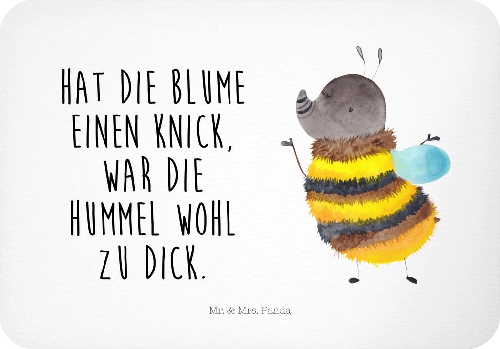 Mr. & Mrs. Panda magnet Hummel flauschig - Weiß - Geschenk, whiteboardmagnet, Natur, haftmagnet, Biene, Lustige Sprüche, Notizhalter, Kühlschran...