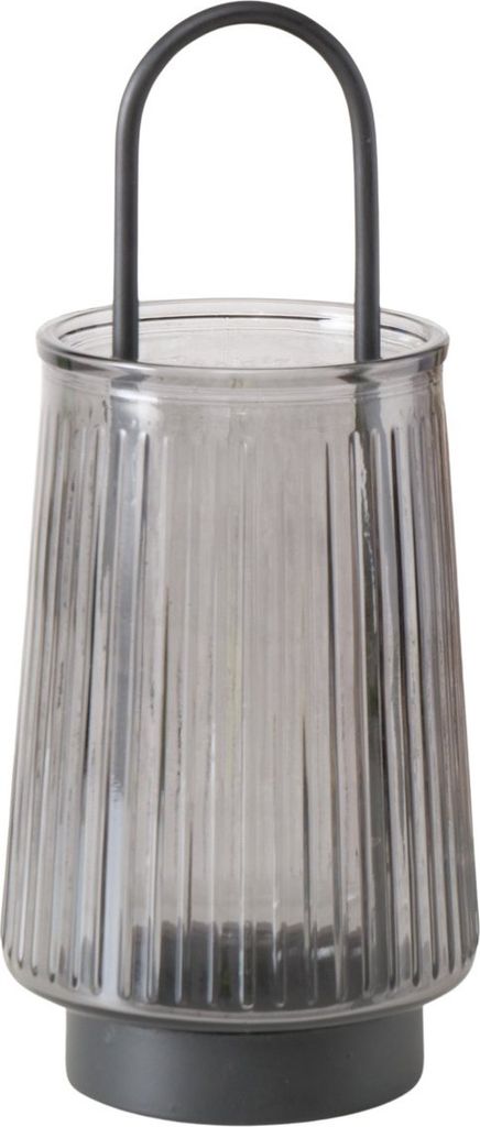 Kerzenhalter mit Henkel aus Glas 25,5 cm IVER
