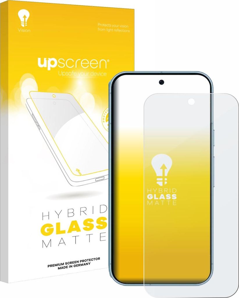 upscreen Entspiegelungs Schutzglas für Google Pixel 9 (case-friendly) Schutzfolie Panzer Folie Glas Display Schutz matt