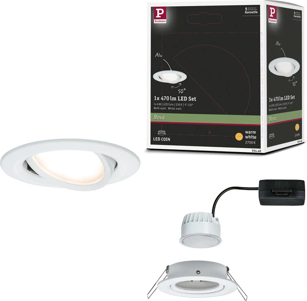 Paulmann Nova LED Incasso: Efficienza 230V e Sostituzione Semplice