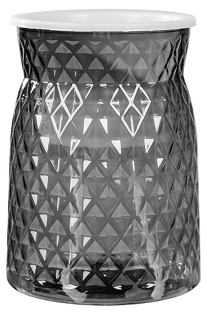 Selbstbewässernde Vase mit transparentem Wasserstandsanzeiger, geprägtem, atmungsaktivem Boden für Zimmerpflanzen, Sukkulenten, Kräuter und Kak...