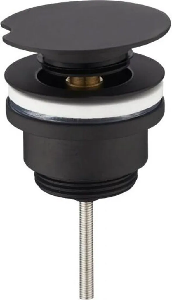 Valvola Scarico Girevole CARAL Nero Opaco - Eccellenza Bagno 1 1/4