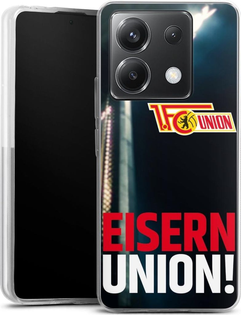DeinDesign Handyhülle für Xiaomi Poco X6 Silikon Hülle Case Smartphone Schutzhülle 1. FC Union Berlin Fanartikel Fußball