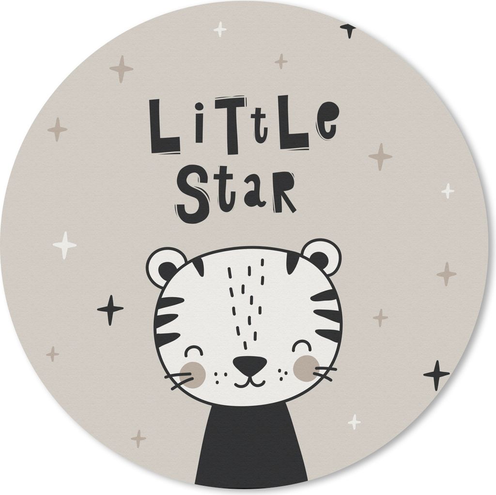 MuchoWow Mauspad Mousepad Kleiner Stern - Zitate - Kinder - Baby - Jungen - Mädchen 30x30 cm - Mousepads - Maus Mat - Pad - Mausunterlage - Tisc...