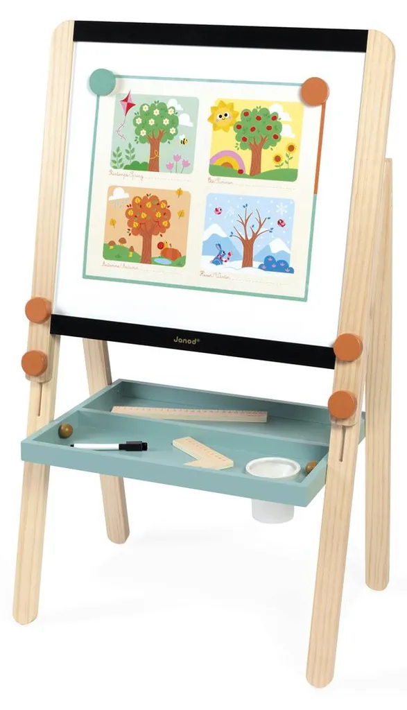 Tableau de la Professeure effaçable à sec avec surface magnétique