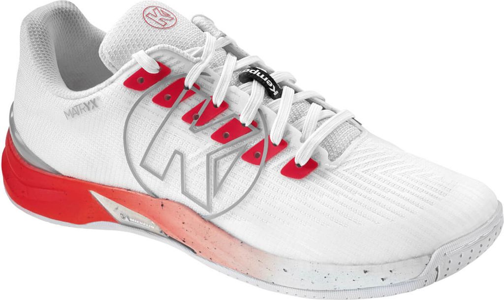 Kempa Attack Pro 2.0 Handballschuhe Damen weiß rot Gr 39