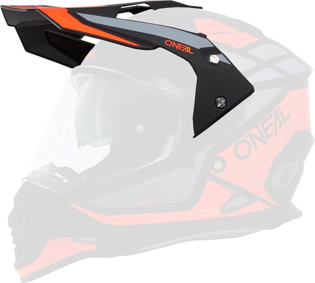 Oneal Visier Sierra Helm R Orange/Black/Gray Größe: OS