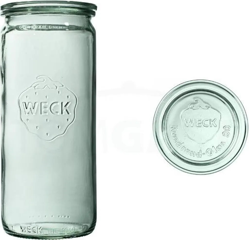 Pack de 6 verres WECK 1040ml cylindriques pour vos conserves de saison - 8