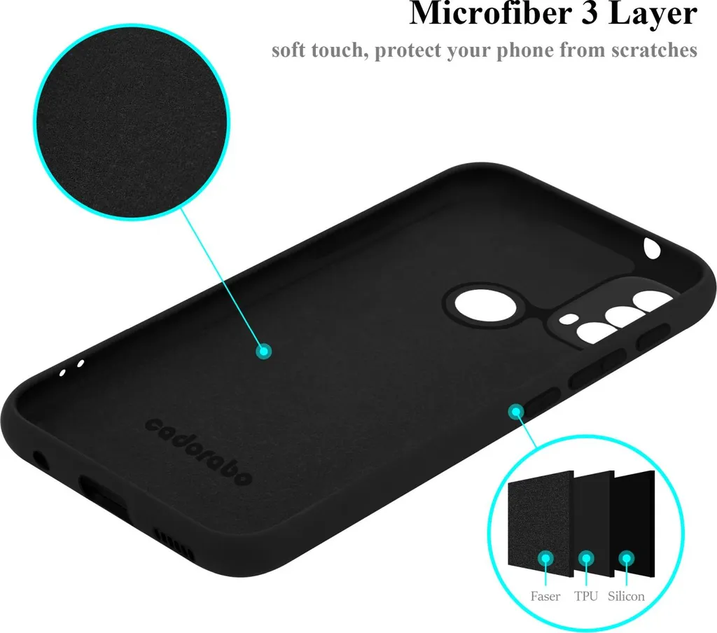 OFFERTA Cover Motorola Moto E20 E30 E40 | Cadorabo TPU Anti-Urto - 5