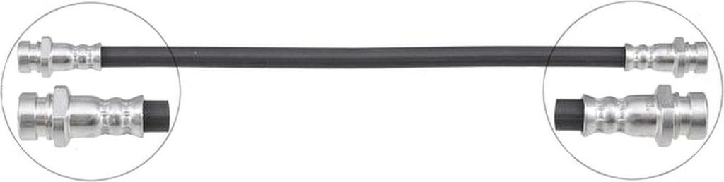 Bremsschlauch 322 mm INN M10x1.0 INN M10x1.0 A.B.S. für u.a. CITROËN C-ZERO