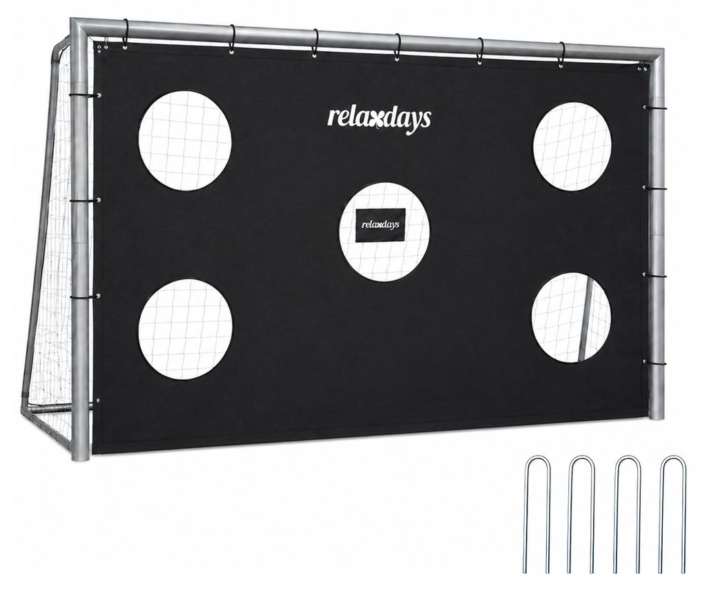 Relaxdays, but de football avec filet de protection, Image du produit 