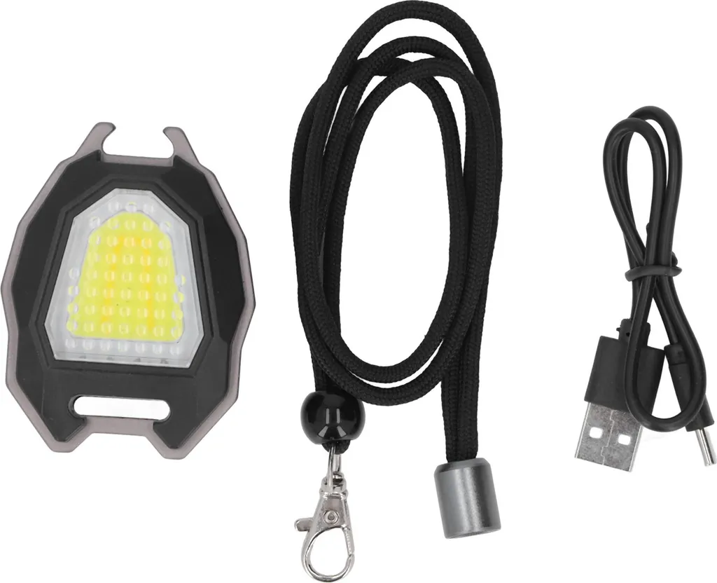 Mini Torcia COB LED Ricaricabile USB con Magnete e Accendisigari 500lm