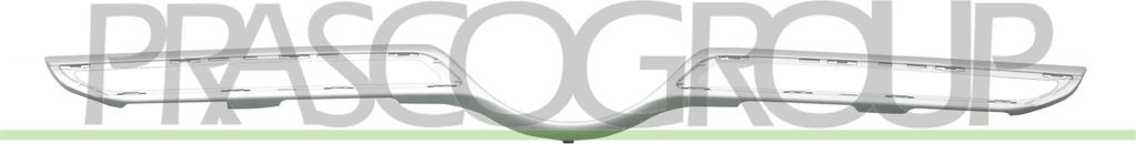 PRASCO Kühlergrill-Zierleiste Kühlergrill-Leisten ME8342216 passend für MERCEDES-BENZ GLE (W167)