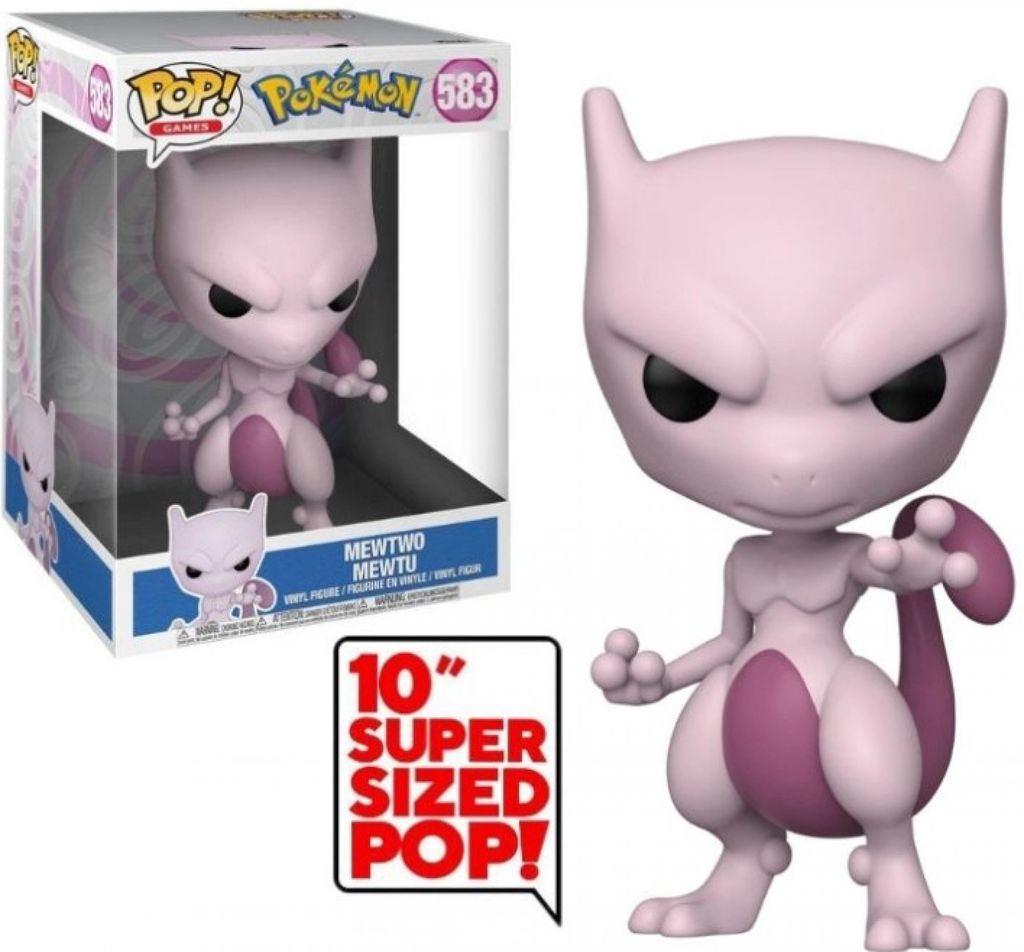 Pokemon Super Sized Jumbo POP! Vinyl Figur Mewtwo (EMEA) 25 Produktbild 10