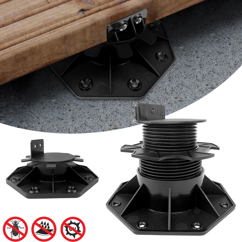 LARS360 30x podpěrné patky Terasové patky 60-140mm Podpěra Obrázek produktu 
