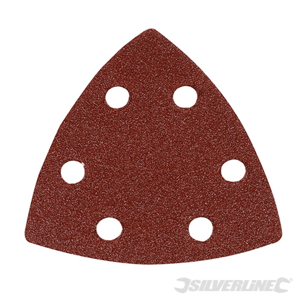 Silverline 218923 Foglio abrasivo triangolare autoadesivo Immagine del prodotto 