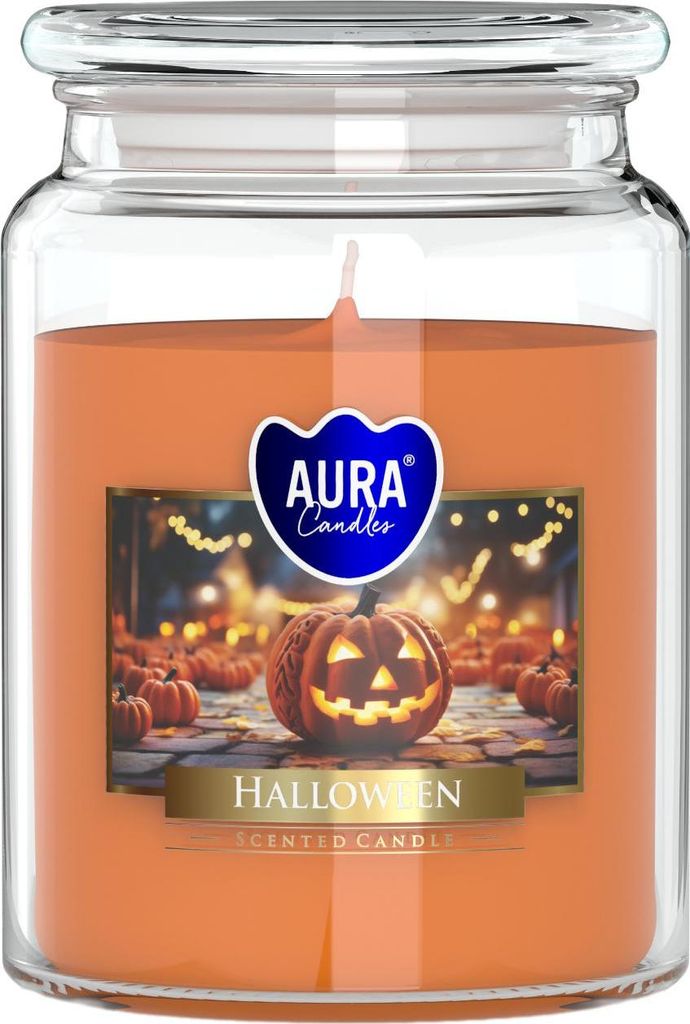 Vela aromática grande en frasco BISPOL Aura, 100 horas, Imagen del producto 