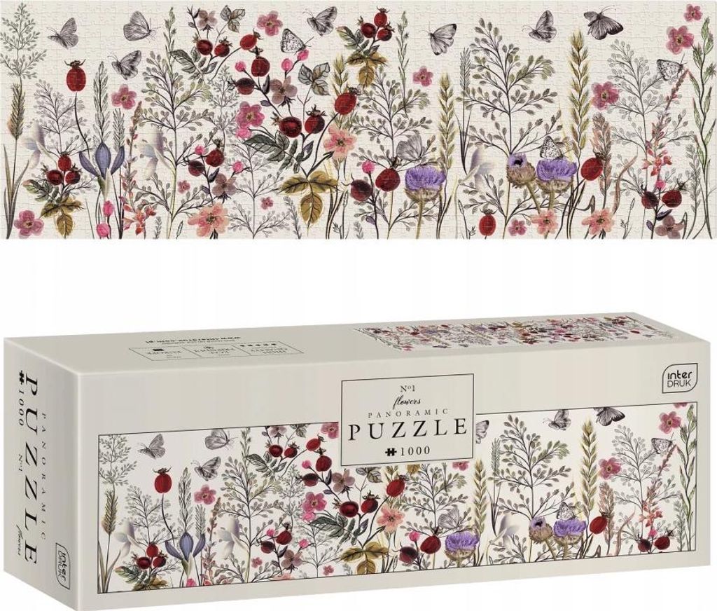 Panorama-Puzzle 1000 Blumen 1 6263 Produktbild 