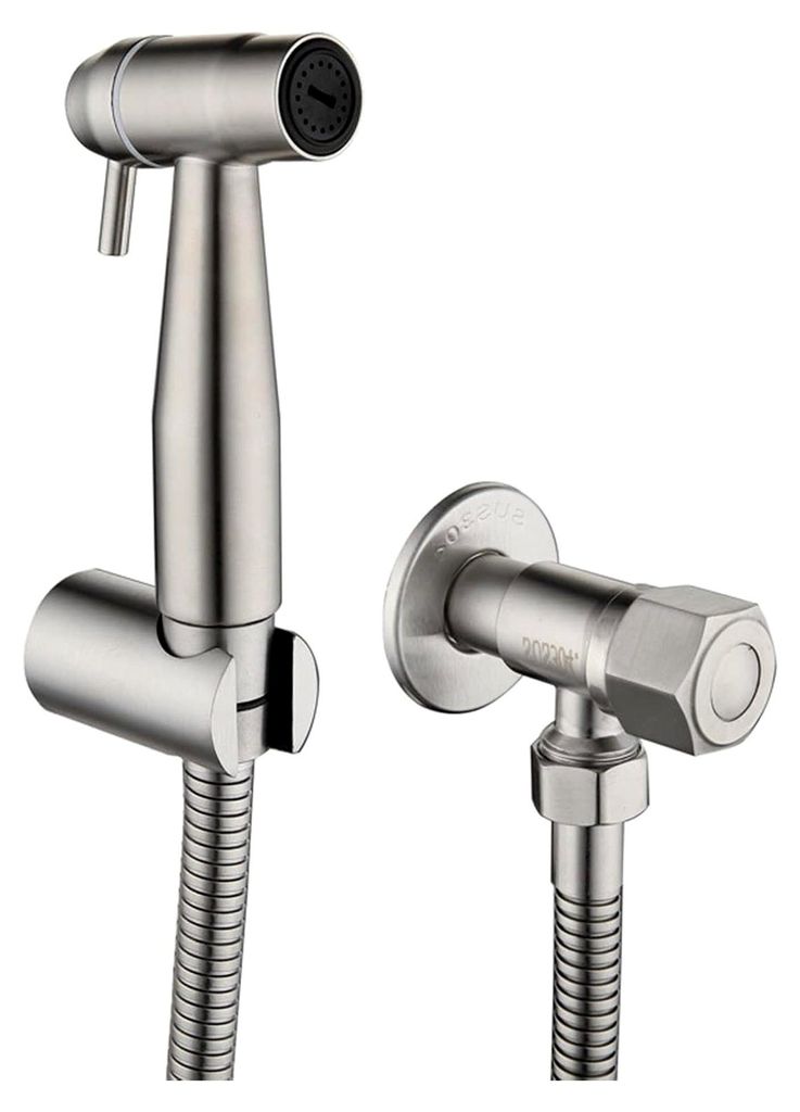Handheld-Sprayer for die Toilette, tragbarer Baby-Stoffwindel-Sprayer aus Edelstahl, tragbarer Wasserhahn mit Schlauch for die Damenwäsche, einste...