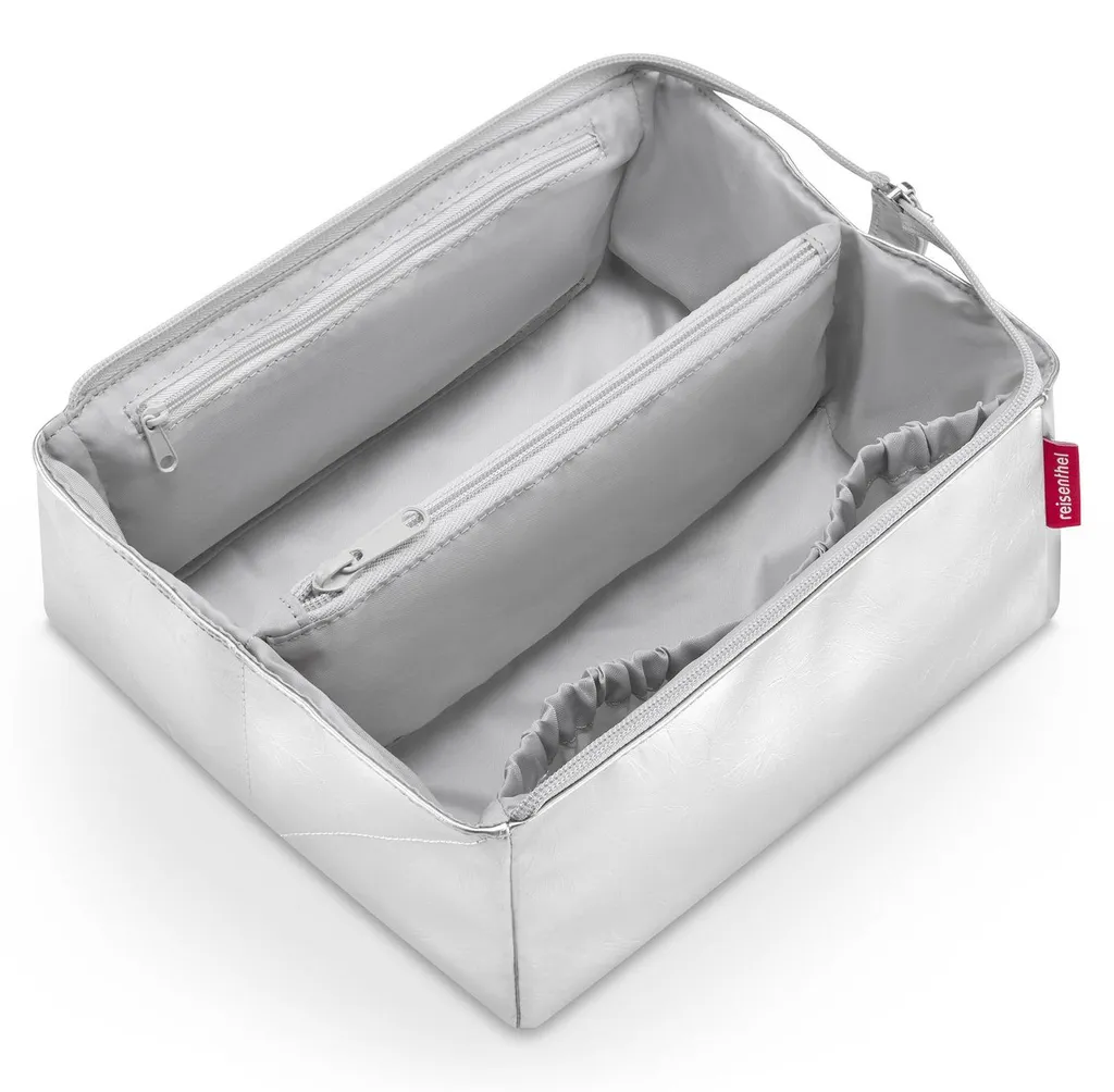 Trousse Reisenthel Silver Crackle argentée avec compartiments malins - 3