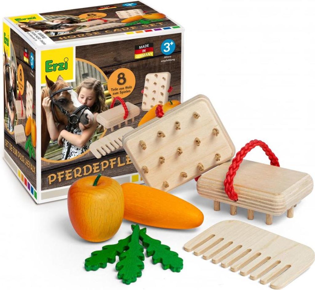 Erzi Sortierung Pferdepflege - Kaufladenzubehör Produktbild 