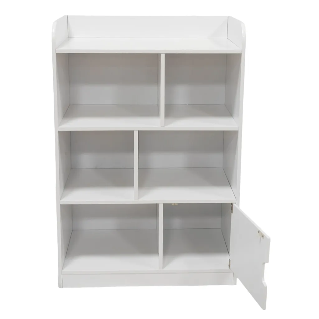 Étagère Stable Ginger Home Blanche pour Jouets - Sécurité Enfants 7 Cases