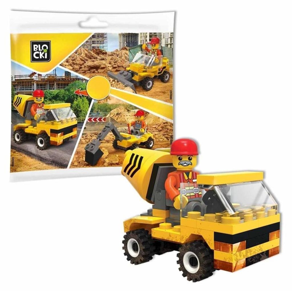 BLOCKI Bulldozer KB0242 Set de briques de serrage Image du produit 