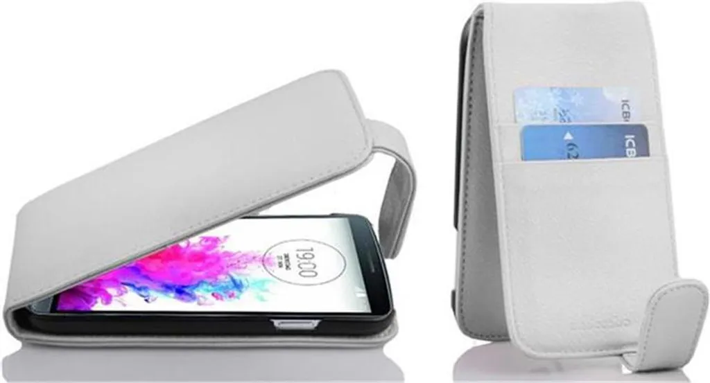 Copertura Protettiva LG G3 Bianco Flip Case | Cadorabo Similpelle